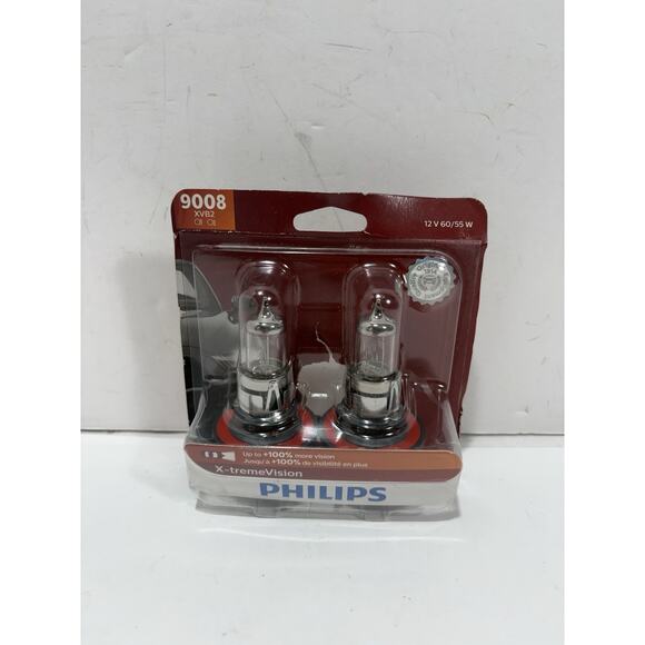 Philips 9008 X-Treme Vision Blister Pack Of 2 See Pictures